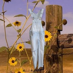 Distressed Overalls